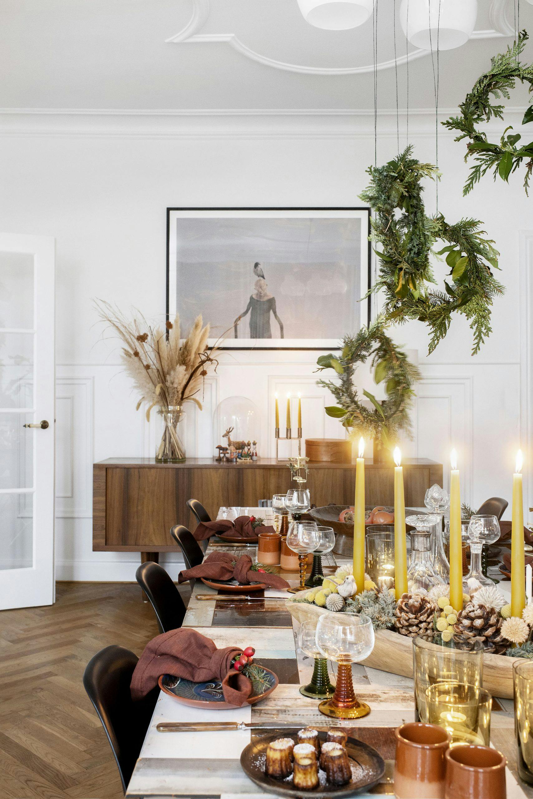 pernillelykke211218 rustikk bord julepynt